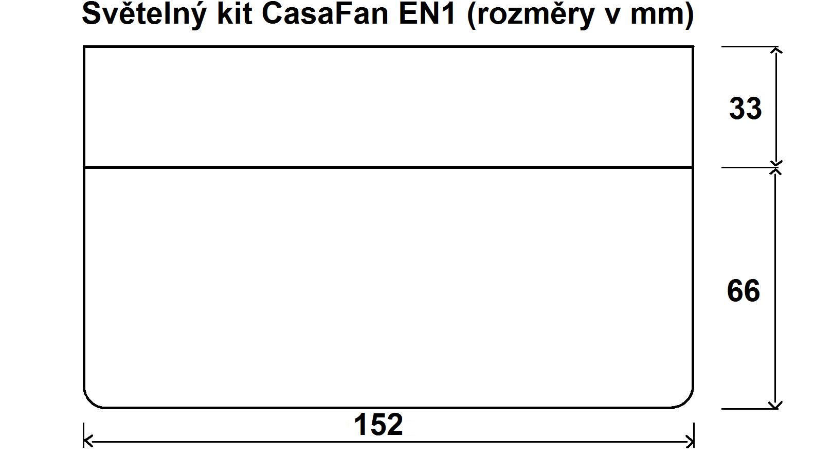 Schéma světelného kitu CasaFan 2652 EN1 